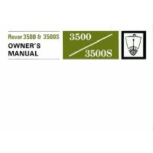 Rover Owners' Handbook - Rover 3500 & 3500s Series 2 (P6)