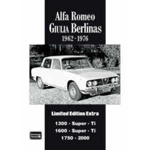 Alfa Romeo Giulia Berlina 1962-1976 Limited Edition Extra