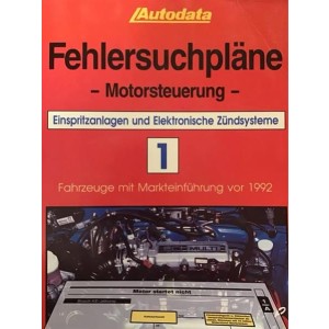Autodata Fehlersuchpläne - Motorsteuerung Nr. 1 - 1992