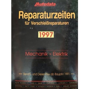Autodata Reparaturzeiten für Verschleißreparaturen 1991-1997