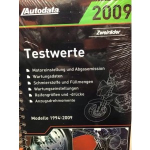 Autodata Testwerte 2009 - Für Zweiräder von 1994-2009