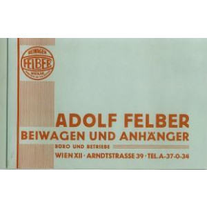 Felber Beiwagen I Prospekt