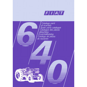 Fiat 640-640DT Ersatzteilliste
