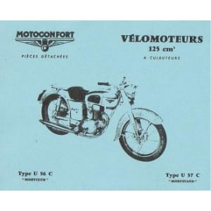 Motobecane Mobyclub U 56 C, Mobystand U 57 C Ersatzteilkatalog