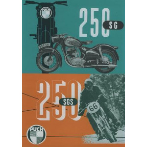 Puch 250 SG, 250 SGS Prospekt (Reprint)