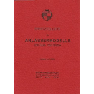 Puch 250 SGA und SGSA Zusatz-Ersatzteilkatalog