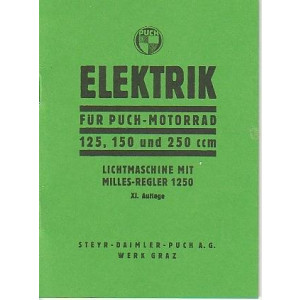 Elektrik für Puch Motorrad 125, 150 und 250 ccm