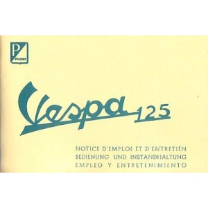 Vespa 125 (1961) VNA, VNB 1-2, Betriebsanleitung