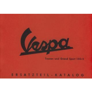 Messerschmitt Vespa 150/3 Touren und Grand Sport, Ersatzteilkatalog