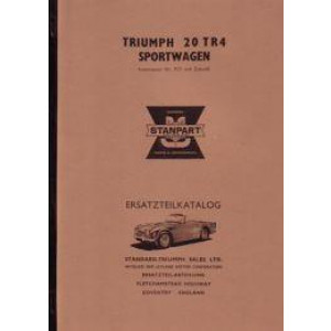 Triumph 20 TR4 Ersatzteilkatalog