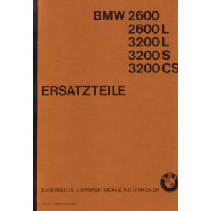 BMW 2600 und 3200 V8-Motor Ersatzteilkatalog