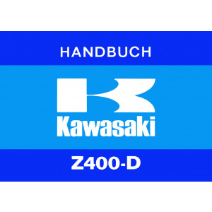 Kawasaki Z400-D Betriebsanleitung