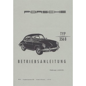 Porsche 356B Betriebsanleitung