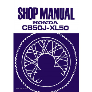 Honda CB50J XL50 Shop Manual