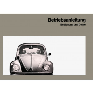 VW Käfer 1303 1303A 1303S Betriebsanleitung Teil 1