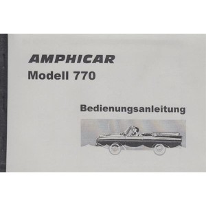 Amphicar Modell 770 Bedienungsanleitung