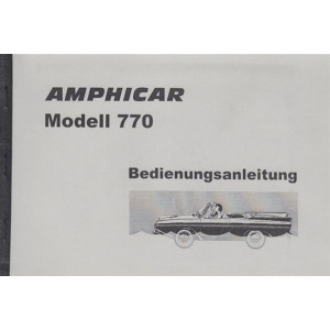 Amphicar Modell 770 Bedienungsanleitung