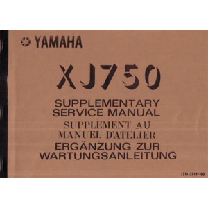 Yamaha XJ750 Reparaturanleitung