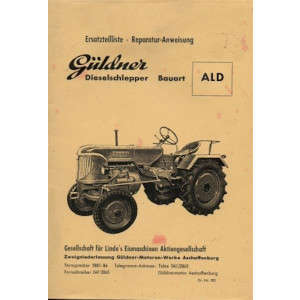 Güldner ALD mit Motor 2LD Ersatzteilkatalog