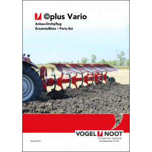 Vogel & Noot Plus Vario Aufsattel-Drehpflug Ersatzteilliste