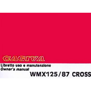 Cagiva WMX 125 / 87 Cross, Betriebsanleitung
