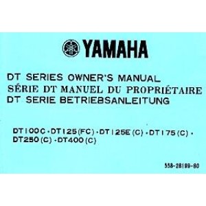 Yamaha DT 100 C, DT 125 (FC), DT 125 E (C), DT 175 / 250 / 400 (C) Betriebsanleitung
