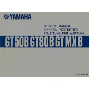 Yamaha GT50B, GT80B und  GTMXB, Anleitung für Wartung