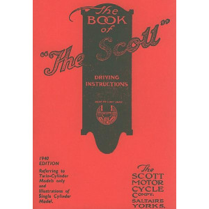 Scott - The Book of The Scott Motorcycle, Betriebsanleitung