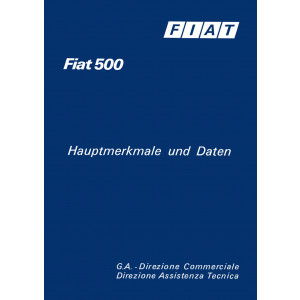 Fiat 500, Hauptmerkmale und Daten