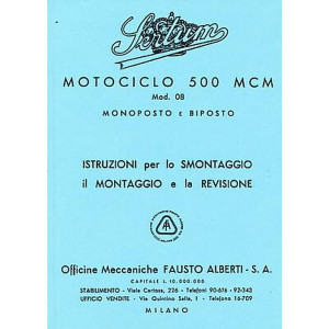 Sertum 500, Model 08, monoposto e biposto, Betriebs- und Reparaturanleitung