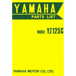 Yamaha YZ125 C  Parts List