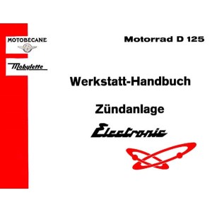 Motobecane D 125, "Electronic" Zündanlage, Werkstatt-Handbuch