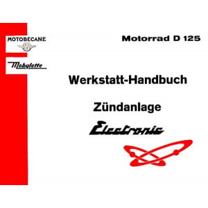 Motobecane D 125, "Electronic" Zündanlage, Werkstatt-Handbuch