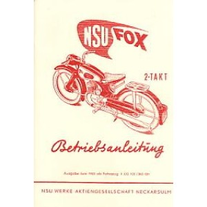 NSU Fox 2-Takt 125 ccm Betriebsanleitung