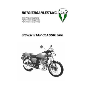 MZ Silver Star Classic 500 mit Rotax-Motor, Betriebsanleitung