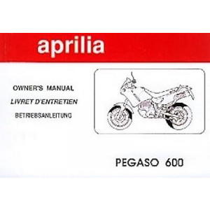 Aprilia Pegaso 600 Betriebsanleitung