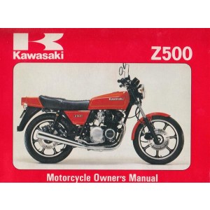 Kawasaki Z500, Owners Manual