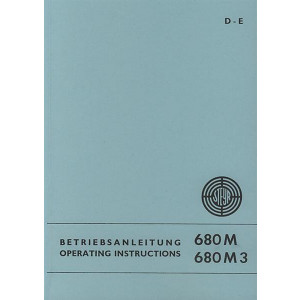 Steyr 680 M und MN, 680 M 3, 6-Zylinder Diesel LKW, Betriebsanleitung