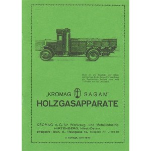 Kromag Sagam Holzgasapparate – Betriebsanleitung