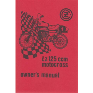 CZ 125 ccm Motocross, Owner's Manual