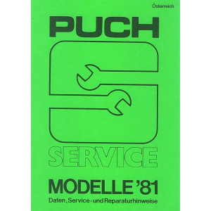 Puch Service-Modelle 1981 (Österreich)