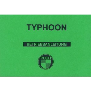 Puch Typhoon, Betriebsanleitung