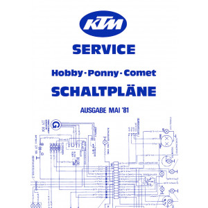 KTM Motorfahrzeugbau Service, Schaltpläne für 50 ccm Moped Modelle