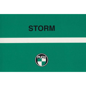 Puch Storm, Betriebsanleitung
