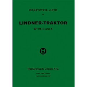 Lindner BF 25 N und A, Betriebsanleitung und Ersatzteilkatalog