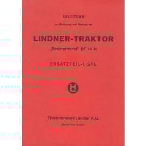 Lindner BF 14 N Betriebsanleitung und Ersatzteilkatalog