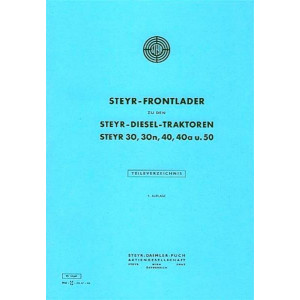 Steyr 30 30n 40 40a 50 Frontlader Ersatzteilkatalog