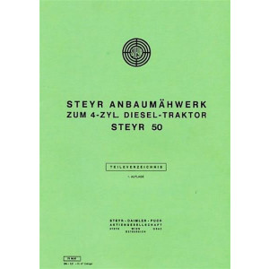 Steyr 50 Anbaumähwerk Ersatzteilkatalog