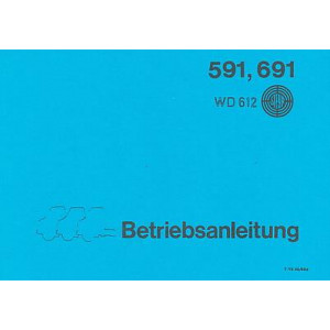Steyr LKW Typen 591 und 691 Betriebsanleitung