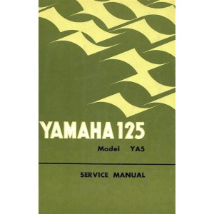 Yamaha 125 Model YA5, Service Manual